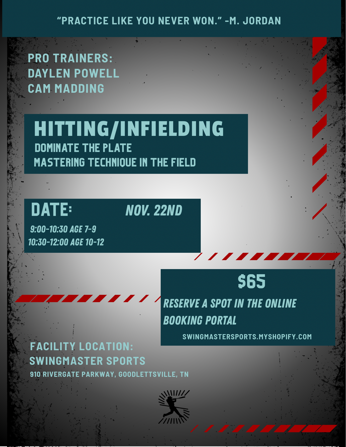 Saturday Hitting/Fielding Clinic