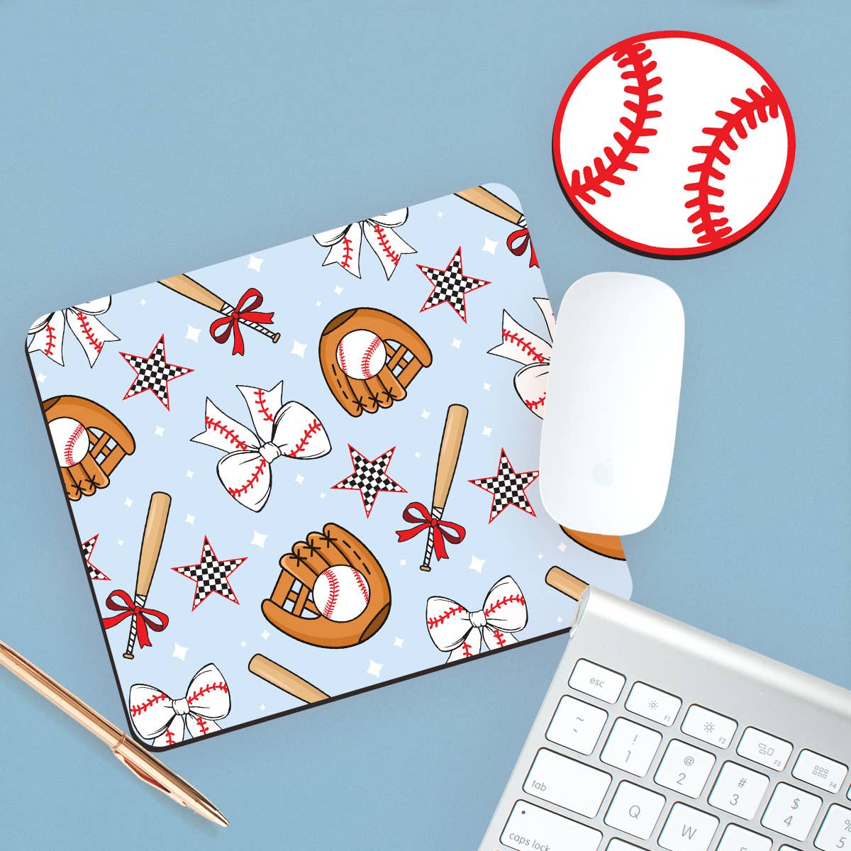 Baseball Desk Set
