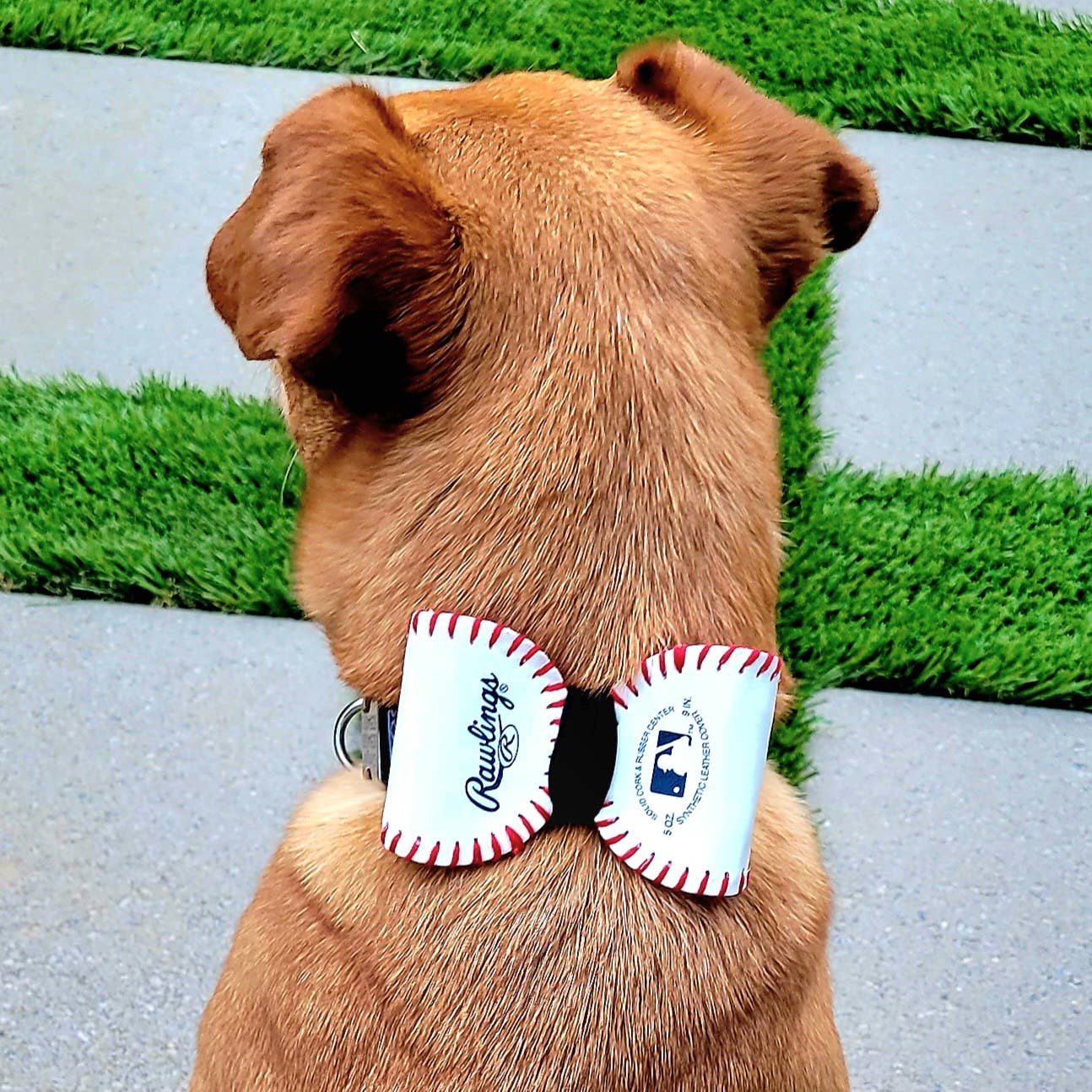 Baseball Hair Bow, Girls Hair Clip, Real Baseball Bow