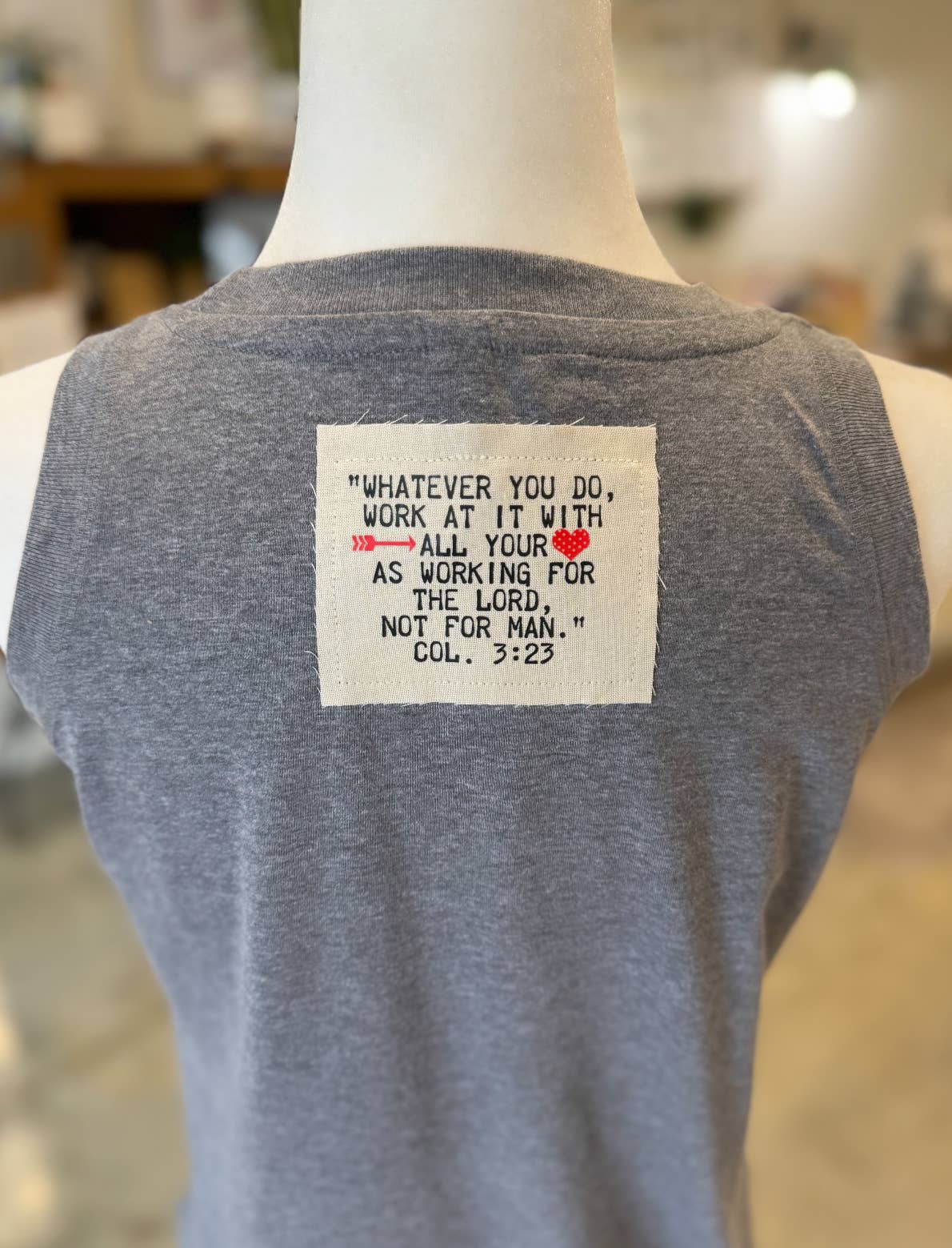 Baseball Mom Tank | Pray Hard Patch | Sports Mom Tee