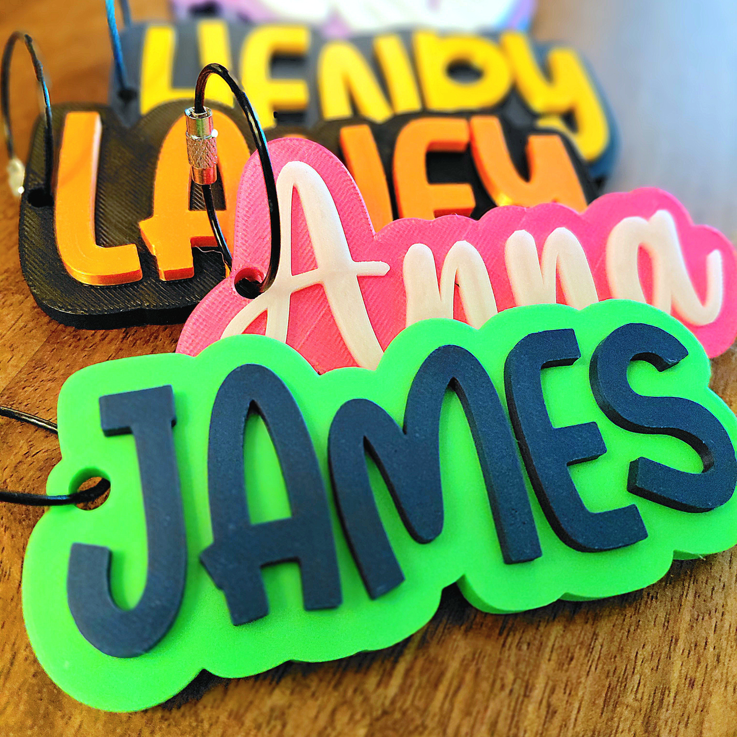 3D Printed Bag Tags