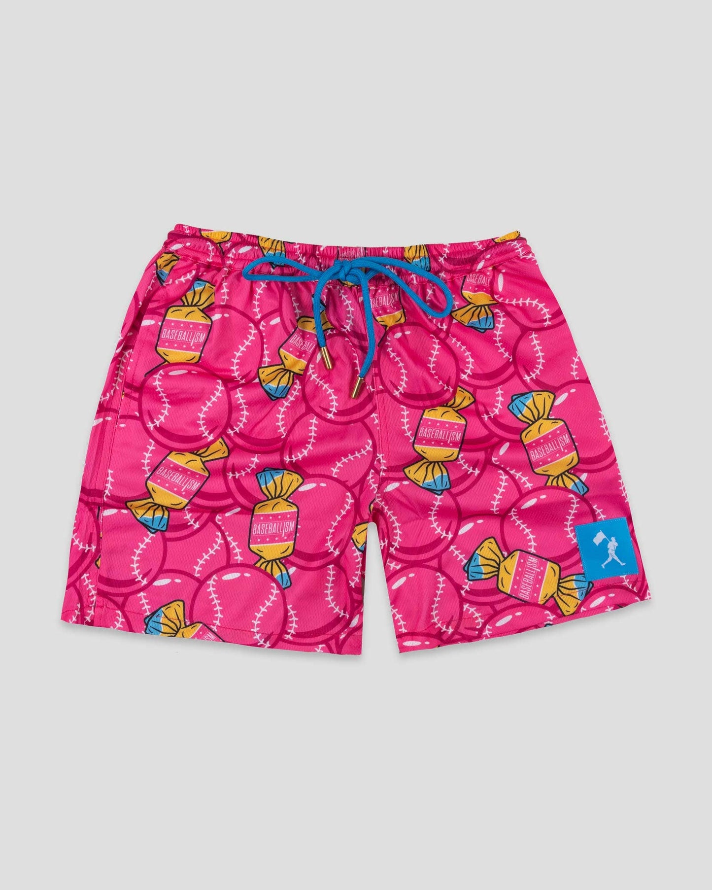 Baseballism Doubles and Bubbles Diamond Air Mesh Shorts - Youth