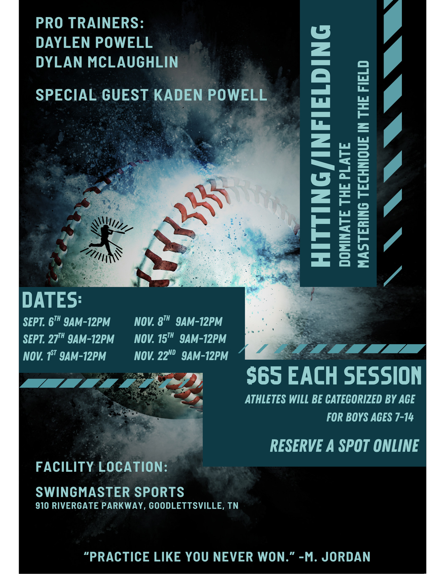 Saturday Hitting/Fielding Sessions