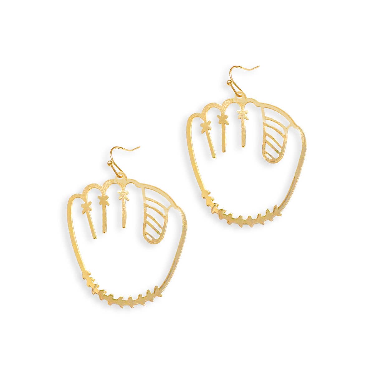 Ballpark Baseball Earrings