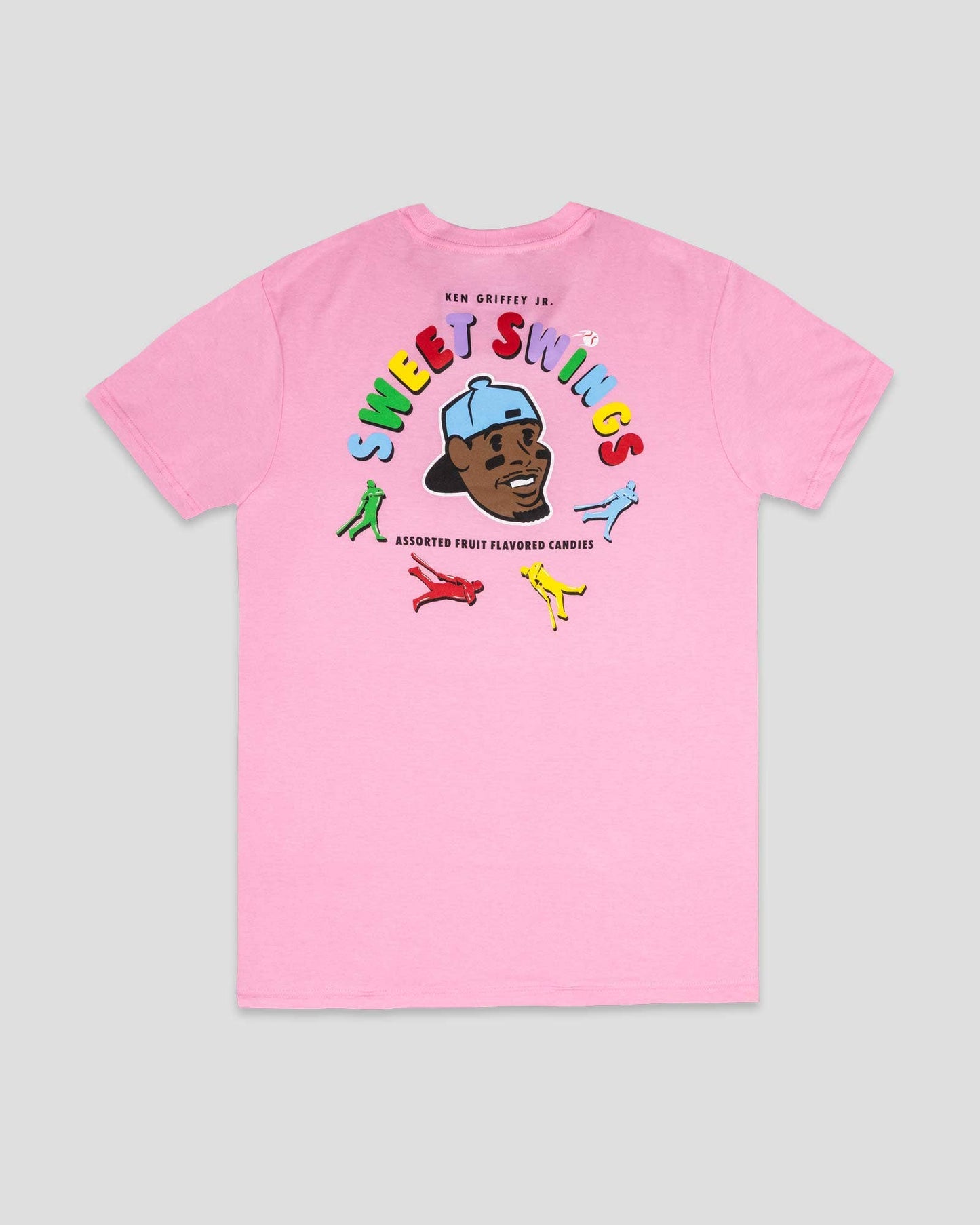 Griffey Jr. Sweet Swings Gummy Candy T-Shirt - Pink
