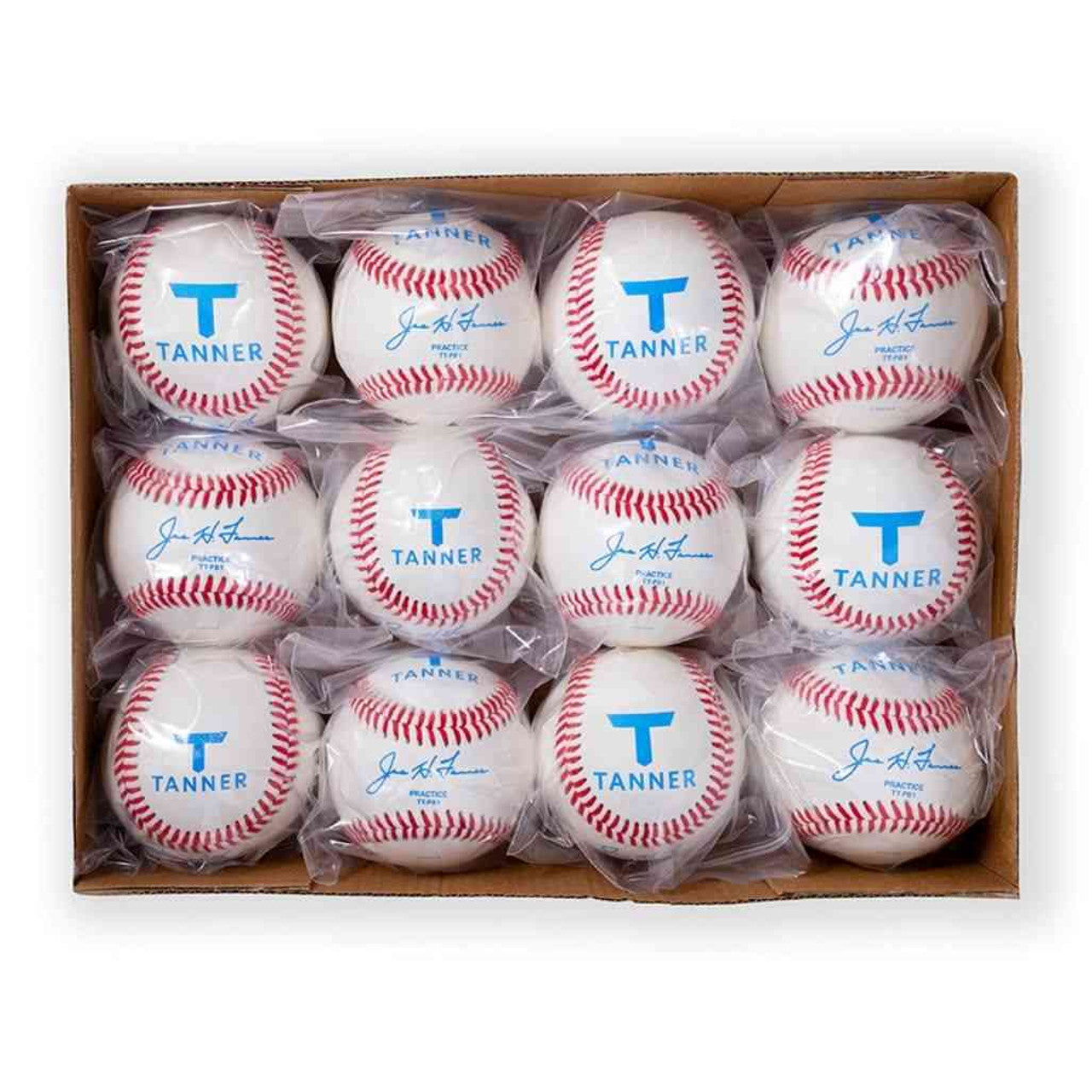 Tanner Tee Practice Baseballs (Dozen Pack)
